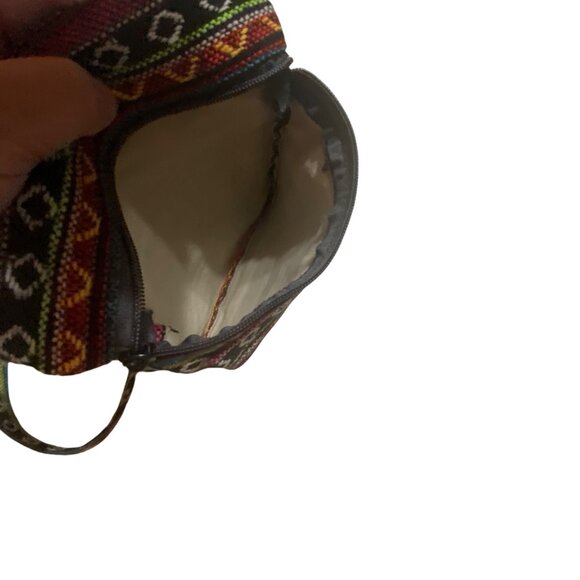 Handmade Multicolor Boho Crossbody Bag With Adjustable Strap & Front Pocket - Picture 8 of 8